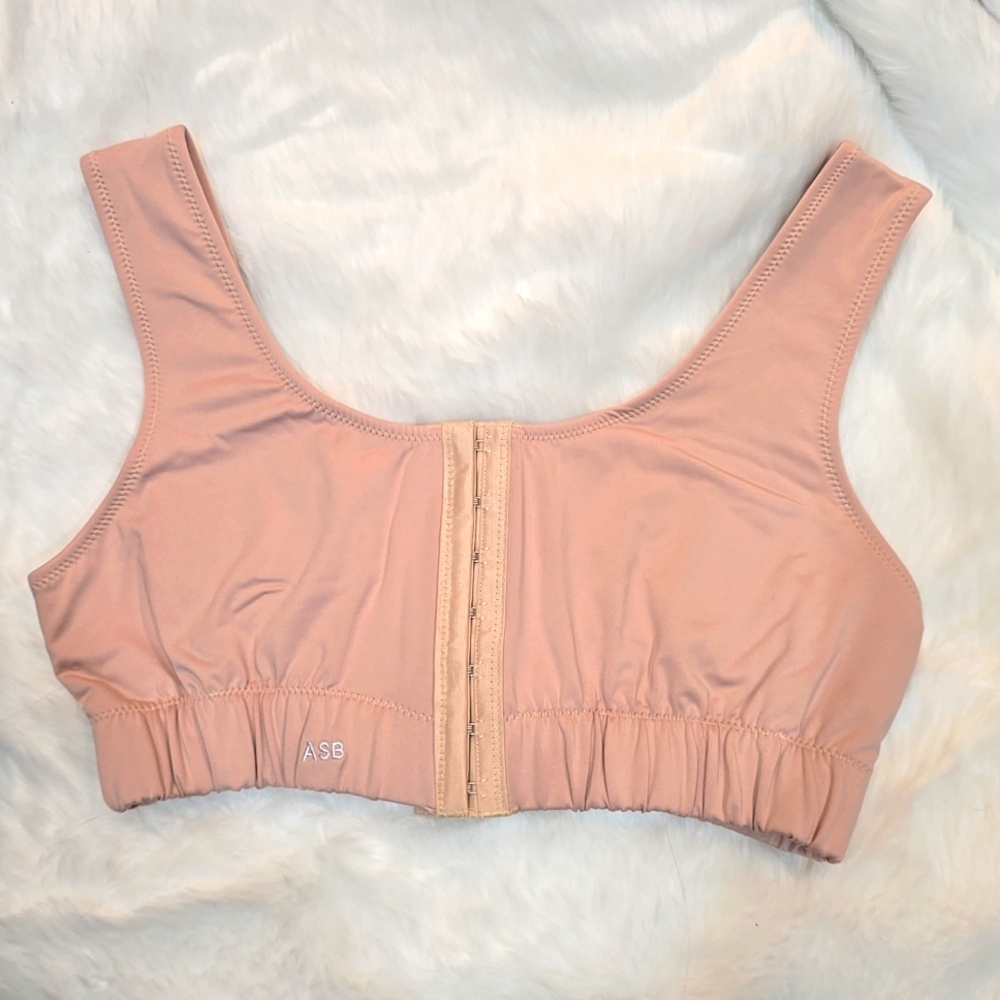 ASB AMERICAN SPORTS BRA SOOTHING BRA TAN COLOR LARGE